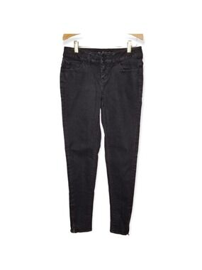 Zara‎ Basic Black Denim Jeans Skinny Leg Size Eur 36 US 04